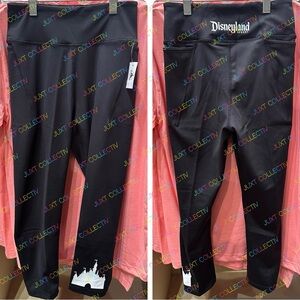 NWT Disneyland Castle Black Legging